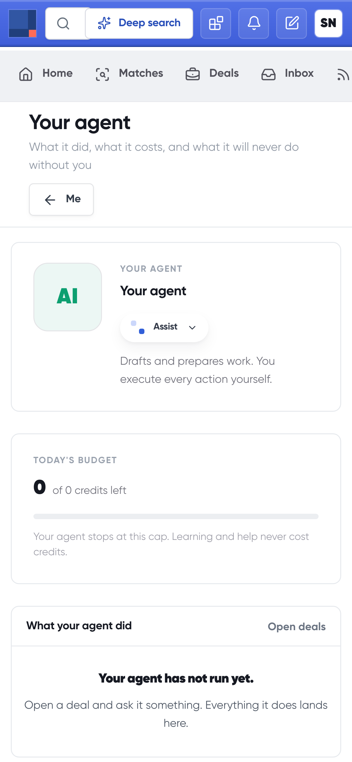 The agent on a phone