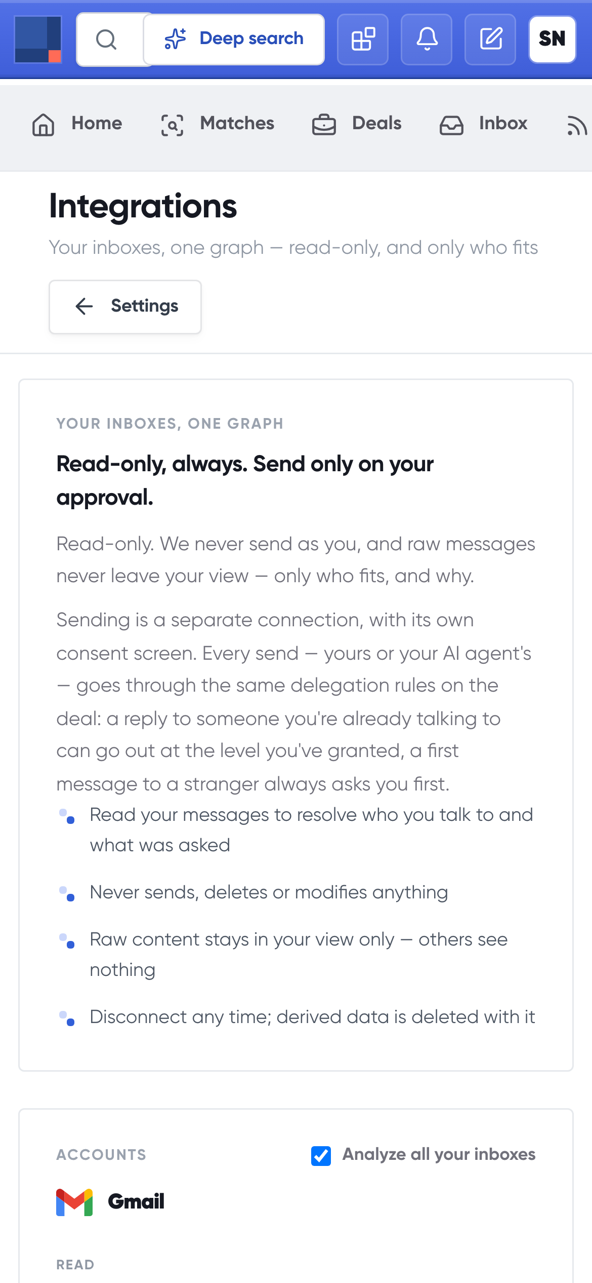 Connections on a phone
